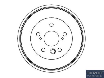  1120068 AKRON-MALÒ Тормозной барабан
