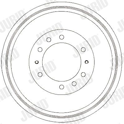  329294J JURID Тормозной барабан