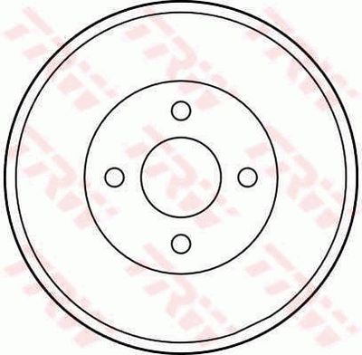  DB4217 TRW Тормозной барабан