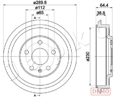  560911C JAPKO Тормозной барабан