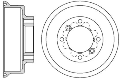  VBD628 MOTAQUIP Тормозной барабан