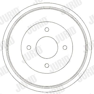  329299J JURID Тормозной барабан