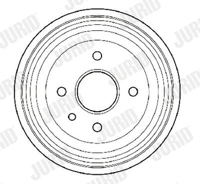  329201J JURID Тормозной барабан