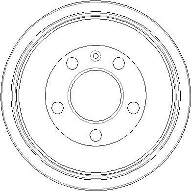  NDR242 NATIONAL Тормозной барабан