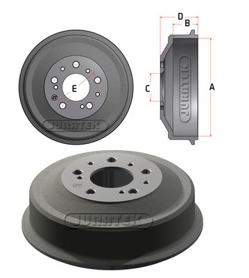  JDR011 JURATEK Тормозной барабан