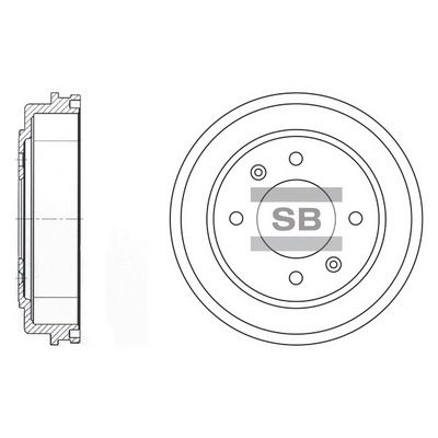  SD1039 Hi-Q Тормозной барабан