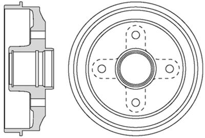  VBD652 MOTAQUIP Тормозной барабан