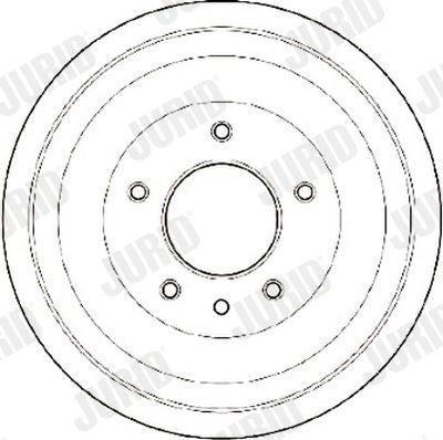  329027J JURID Тормозной барабан