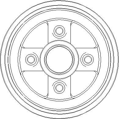  NDR329 NATIONAL Тормозной барабан