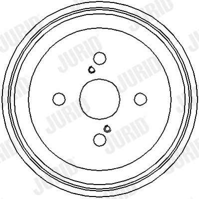  329088J JURID Тормозной барабан