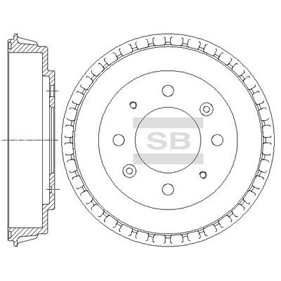  SD2046 Hi-Q Тормозной барабан