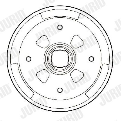  329182J JURID Тормозной барабан