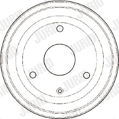  329118J JURID Тормозной барабан