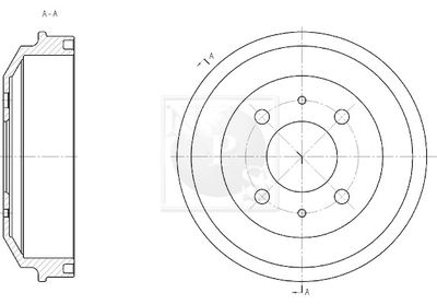  H340I05 NPS Тормозной барабан