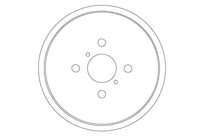  DB4551 TRW Тормозной барабан