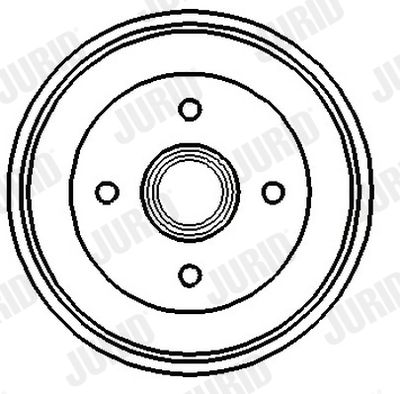  329195J JURID Тормозной барабан