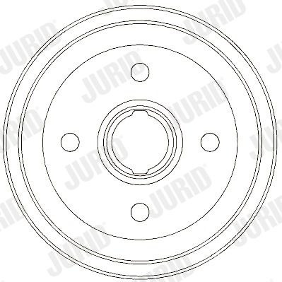  329320J JURID Тормозной барабан