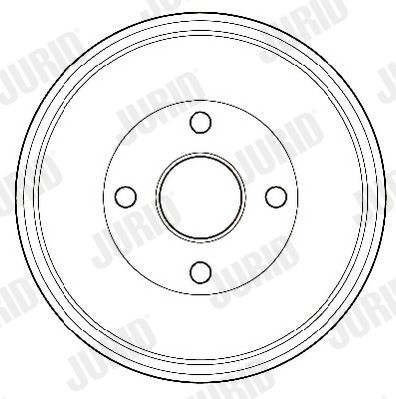  329191J JURID Тормозной барабан