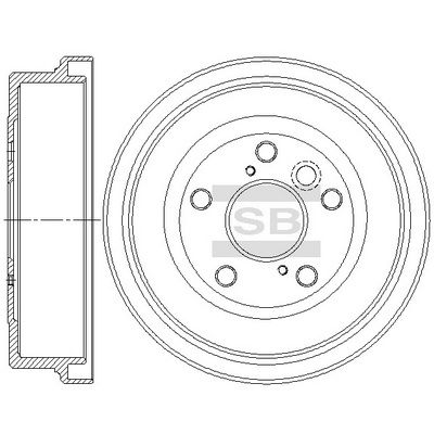  SD4685 Hi-Q Тормозной барабан