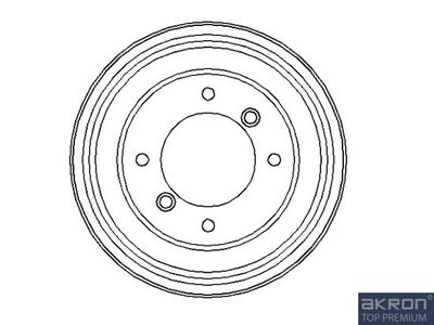  1120002 AKRON-MALÒ Тормозной барабан