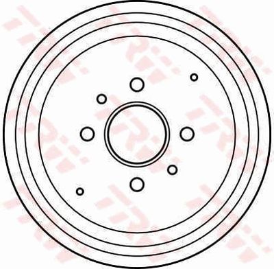  DB4070 TRW Тормозной барабан