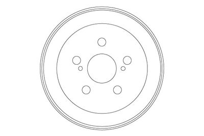  DB4550 TRW Тормозной барабан