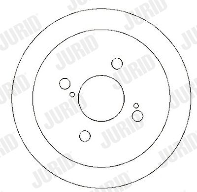  329257J JURID Тормозной барабан