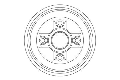  DB4477 TRW Тормозной барабан