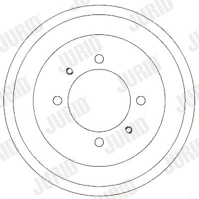  329302J JURID Тормозной барабан