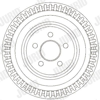  329291J JURID Тормозной барабан
