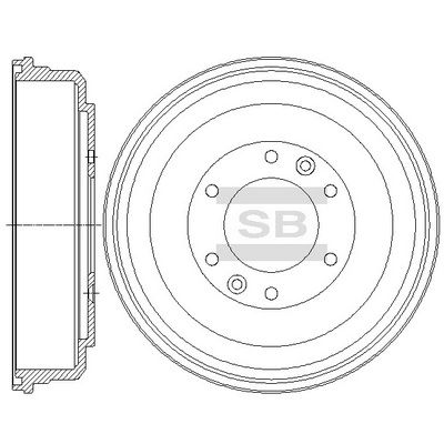  SD1100 Hi-Q Тормозной барабан