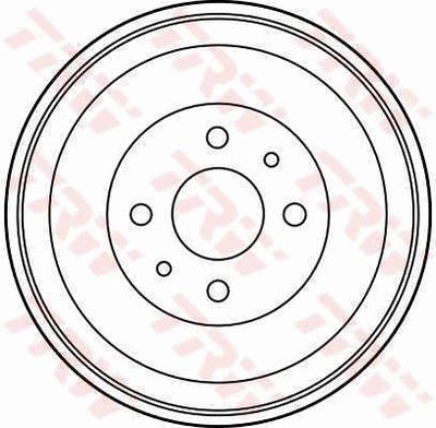  DB4183 TRW Тормозной барабан