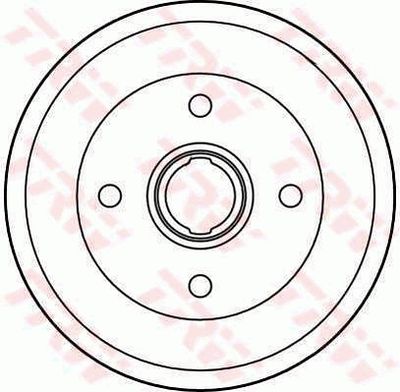  DB4224 TRW Тормозной барабан