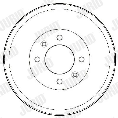  329150J JURID Тормозной барабан