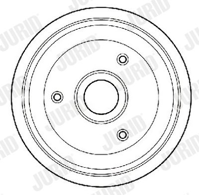  329702J JURID Тормозной барабан