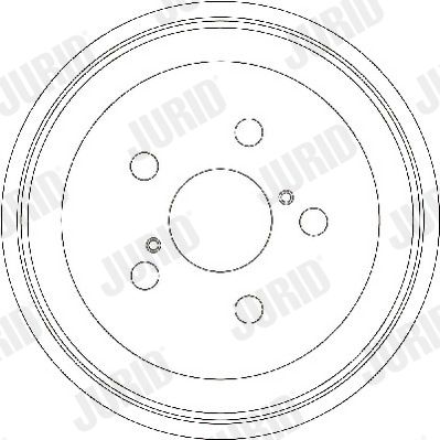 329092J JURID Тормозной барабан