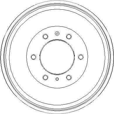  NDR356 NATIONAL Тормозной барабан
