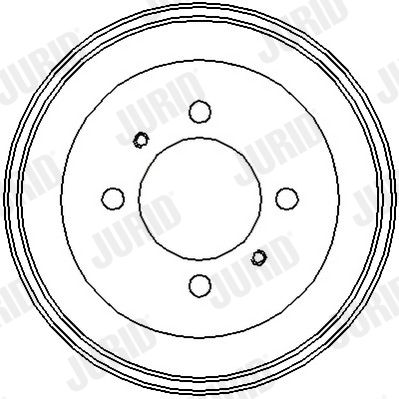  329042J JURID Тормозной барабан