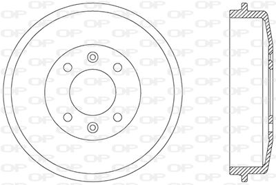  BAD901510 OPEN PARTS Тормозной барабан