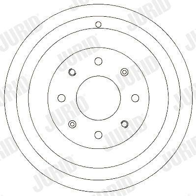  329261J JURID Тормозной барабан