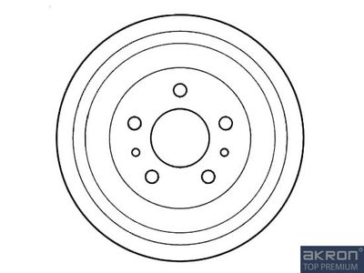  1120062 AKRON-MALÒ Тормозной барабан