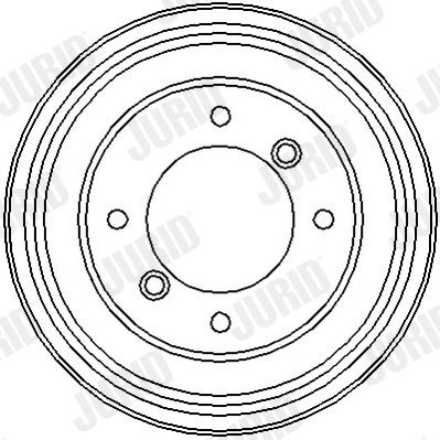  329046J JURID Тормозной барабан