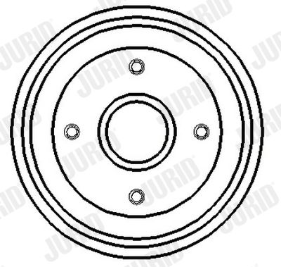  329152J JURID Тормозной барабан