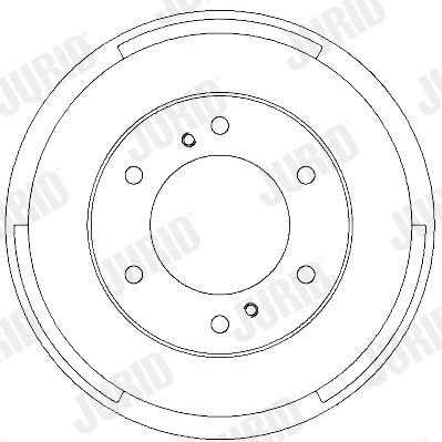  329305J JURID Тормозной барабан