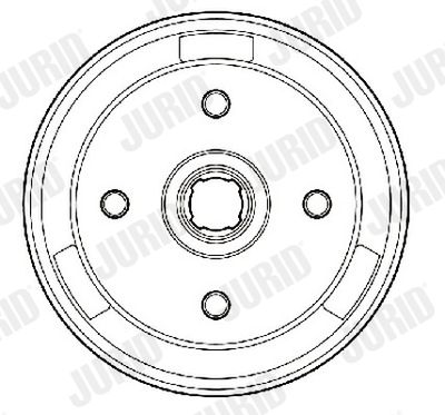  329176J JURID Тормозной барабан