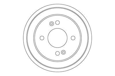  DB4548 TRW Тормозной барабан