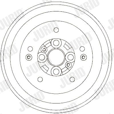  329337J JURID Тормозной барабан