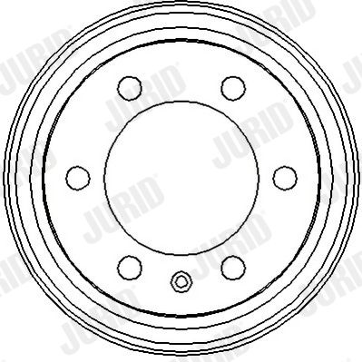  329009J JURID Тормозной барабан