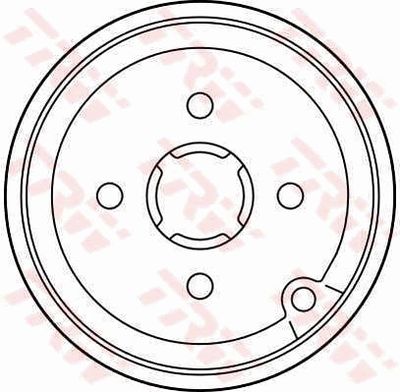  DB4264 TRW Тормозной барабан