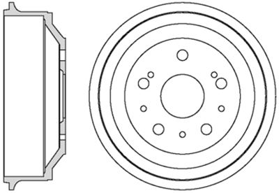  VBD665 MOTAQUIP Тормозной барабан
